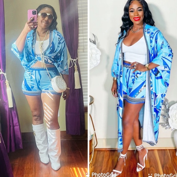 Kimono  2 pc set - Picture 3 of 7